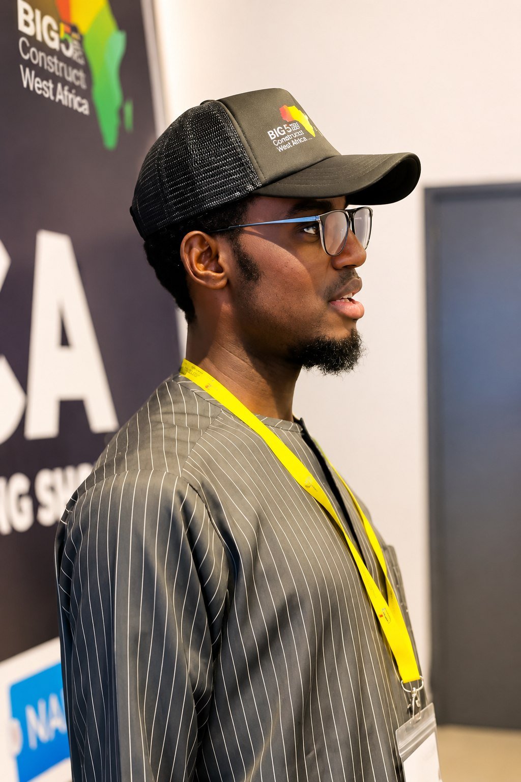 Prince Folorunsho Adegoke at the Big 5 Construct West Africa trade show