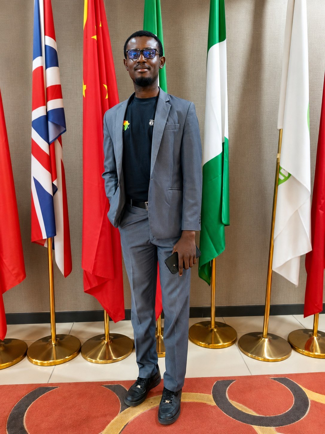 Prince Folorunsho Adegoke at an international engagement